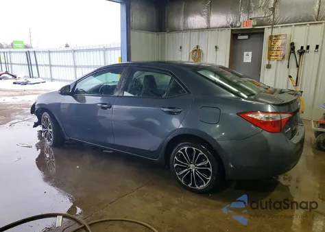2015 Toyota Corolla L z USA, uszkodzony, nr VIN 2T1BURHE7FC357479